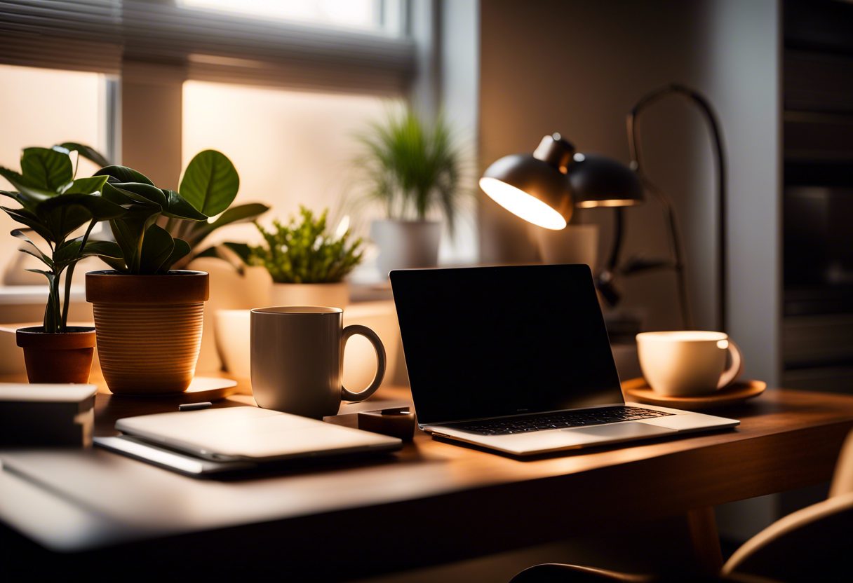 Symbole de la déconnexion numérique en milieu professionnel Concept de déconnexion illustré par des outils numériques